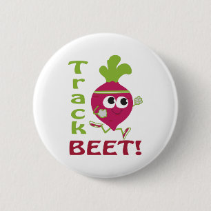 Track Beet 6 Cm Round Badge