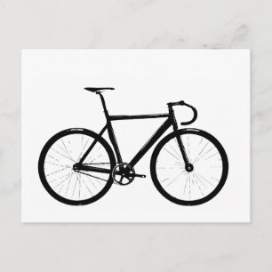 Track Bike Postcard