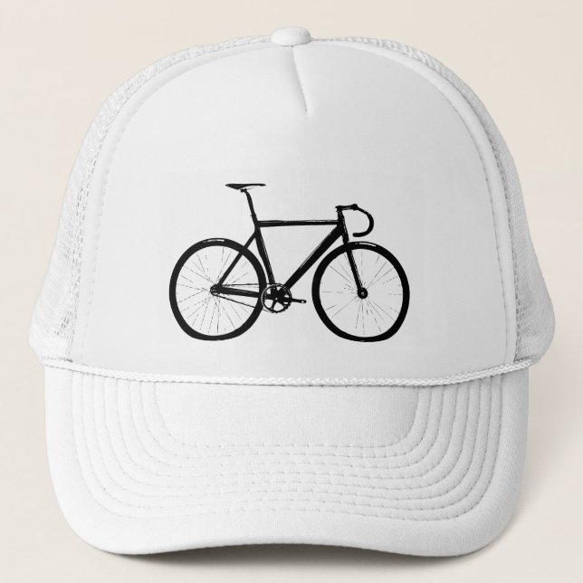 Track Bike Trucker Hat (Front)