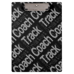 Track Coach Extraordinaire Clipboard