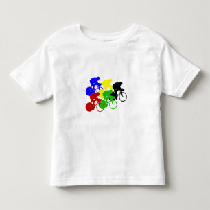 Track Cycling Bicycle Race Bike Riders Toddler T-Shirt