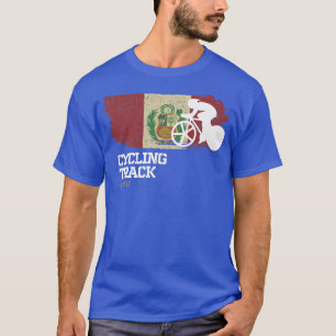 Track Cycling Peru Road Bike Racing Speed Cyclist T-Shirt