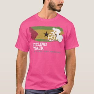 Track Cycling Sao Tome & Principe Road Bike Speed T-Shirt