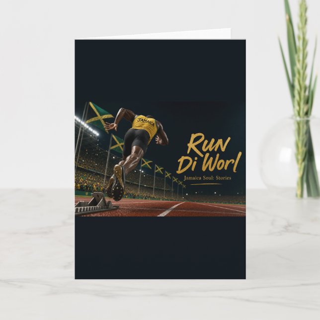 Track & Field Card | Run On (Front)