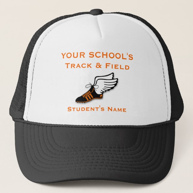 Track & Field customisable Trucker Hat (Front)