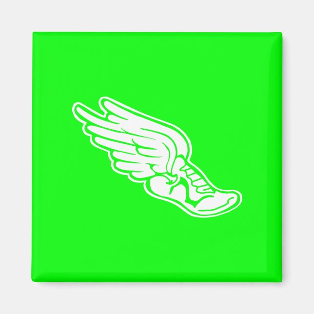 Track Logo Magnet Green (Front)