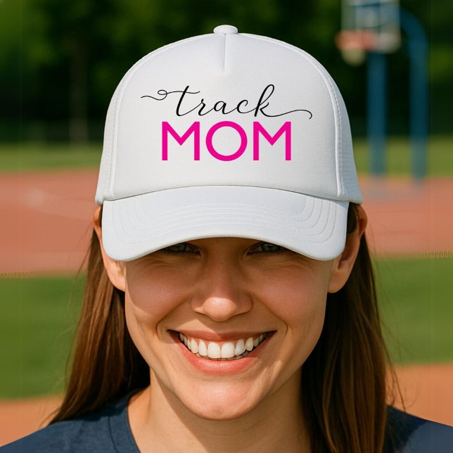 Track Mum Sporty Trucker Hat (Creator Uploaded)