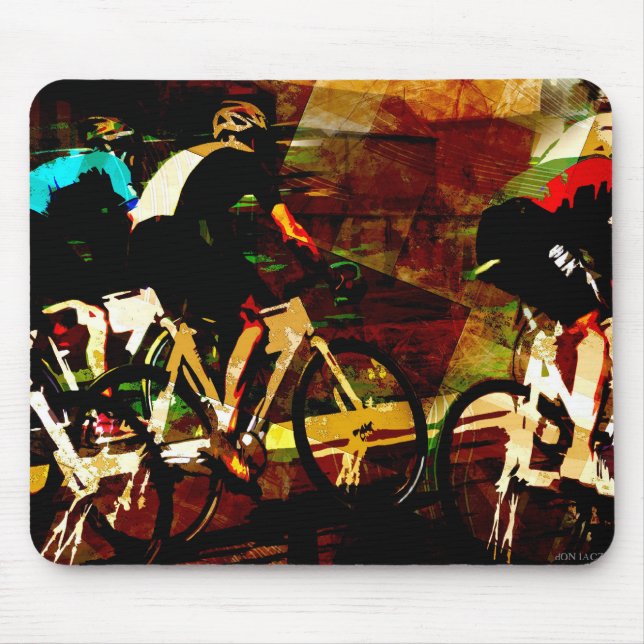 Track Racing Mouse Mat (Front)