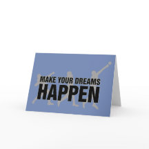 Track Season Shot Put Thrower Good Luck Card