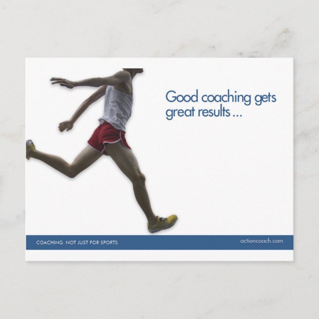 Track Sports Postcard (Front)