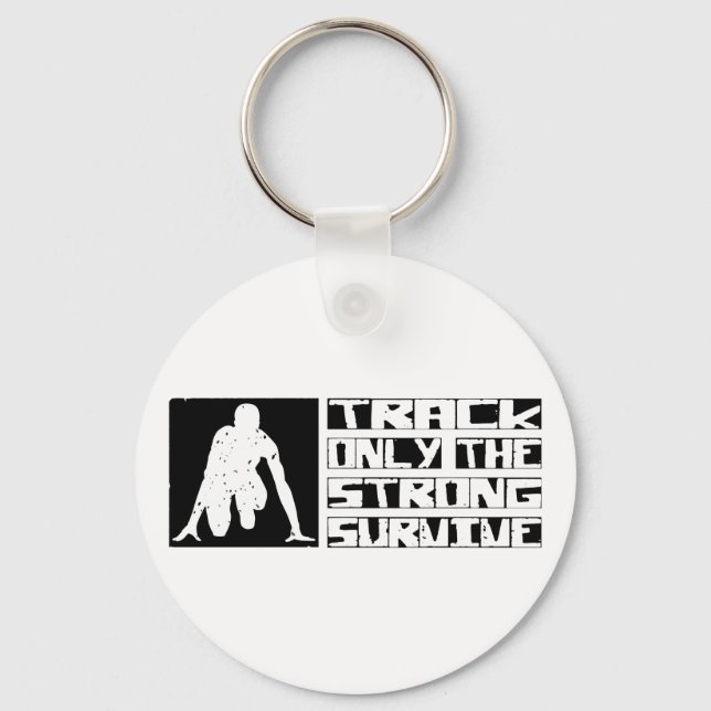 Track Survive Key Ring (Front)