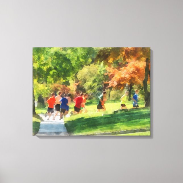 Track Team Canvas Print (Front)