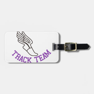 Track Team Luggage Tag