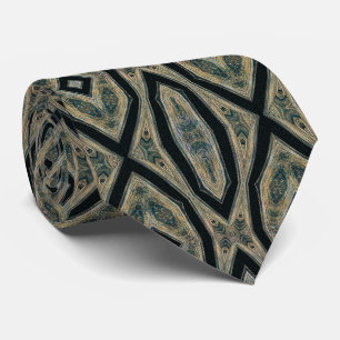 Tracked Masterpiece – Obsidian Symmetry Tie