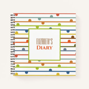 Tracker diary notebook