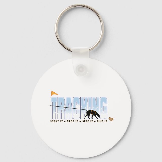 Tracking, Doberman Key Ring (Front)