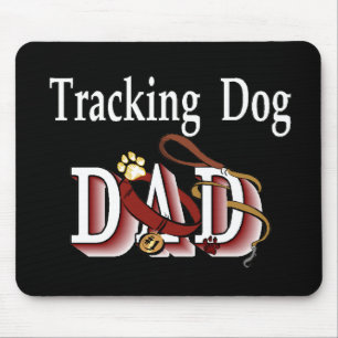 Tracking Dog Dad Gifts Mouse Mat