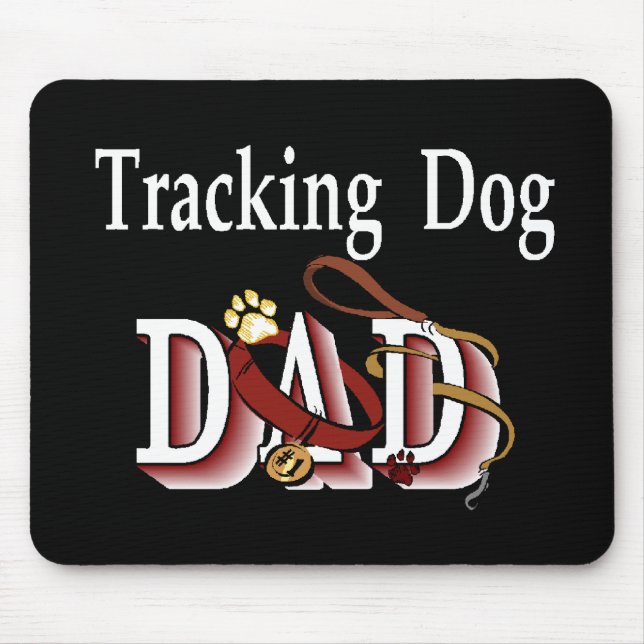 Tracking Dog Dad Gifts Mouse Mat (Front)