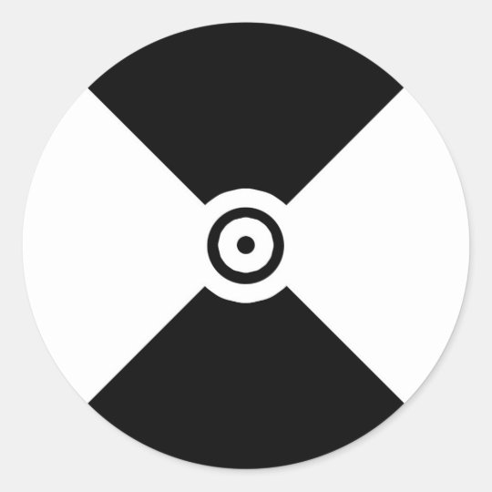 Tracking Marker Type 1 Classic Round Sticker | Zazzle.co.uk
