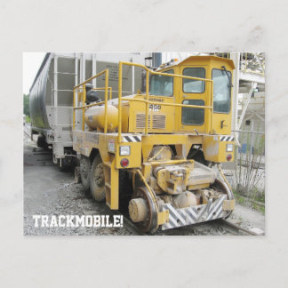 Trackmobile Railcar Mover Locomotive Postcard