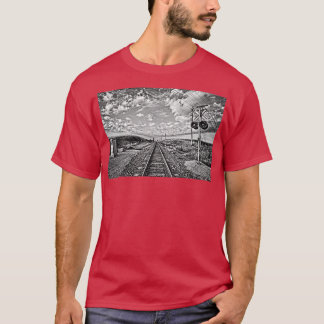 Tracks and Lines BW T-Shirt
