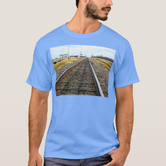 Tracks for a Downbound Train in Moorhead MN T-Shirt