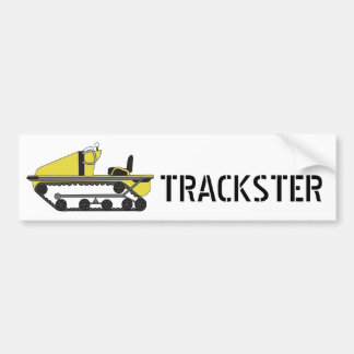 trackster, TRACKSTER - Customised Bumper Sticker