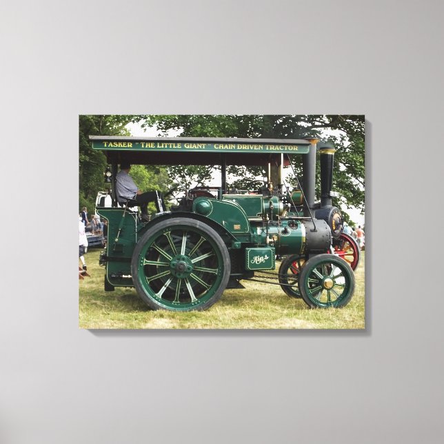 TRACTION ENGINE CANVAS PRINT (Front)