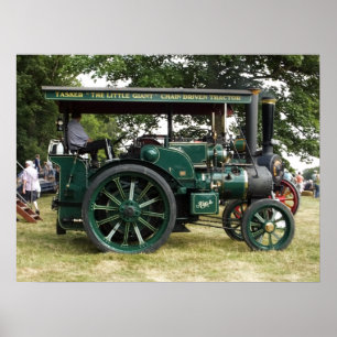 TRACTION ENGINE POSTER