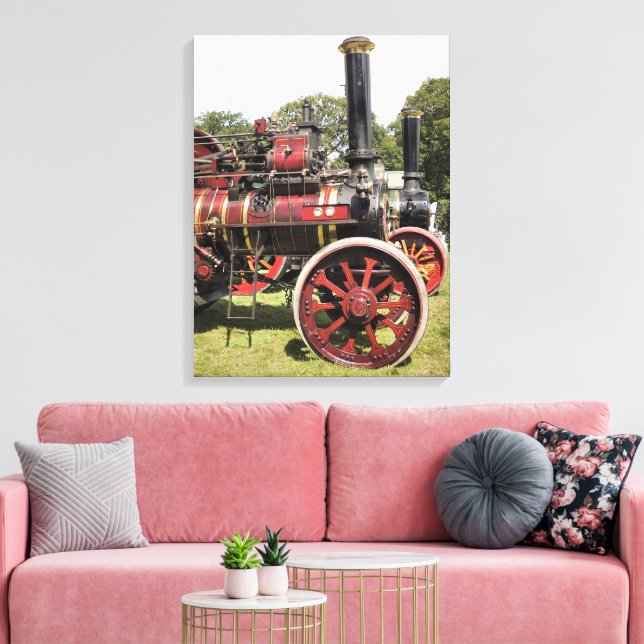 TRACTION ENGINES CANVAS PRINT (Insitu(LivingRoom))