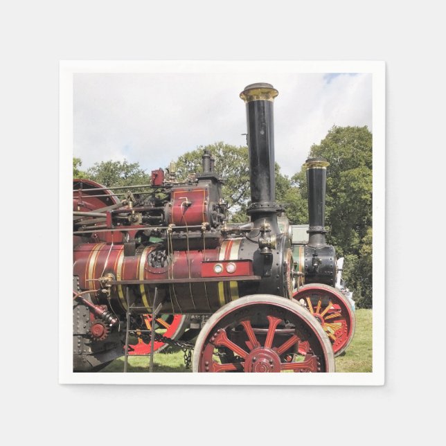 TRACTION ENGINES NAPKIN (Front)