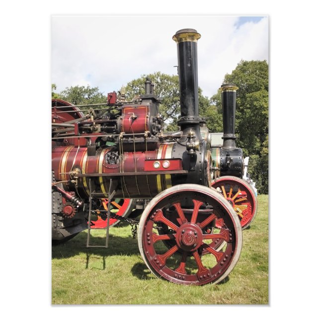 TRACTION ENGINES PHOTO PRINT (Front)