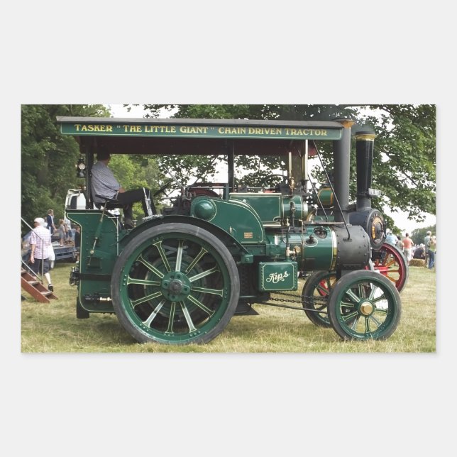 TRACTION ENGINES RECTANGULAR STICKER (Front)