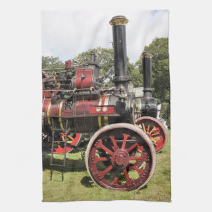 TRACTION ENGINES TEA TOWEL