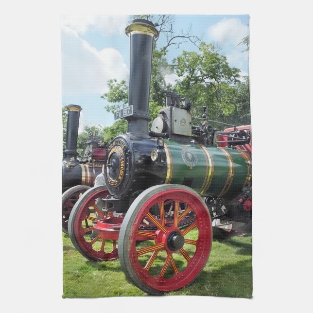 TRACTION ENGINES TEA TOWEL (Vertical)