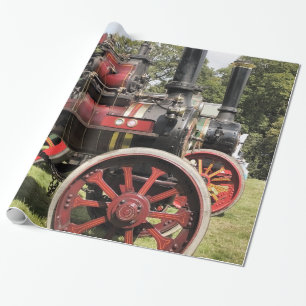 TRACTION ENGINES WRAPPING PAPER
