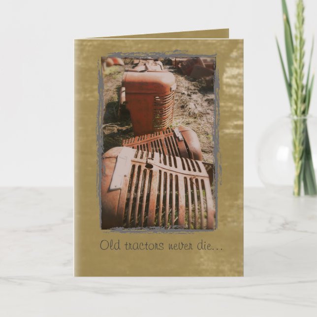 Tractor Birthday Card (Front)