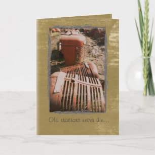 Tractor Birthday Card