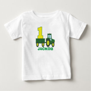 Tractor birthday shirt - personalised 1ST birthday