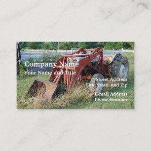 tractor business card