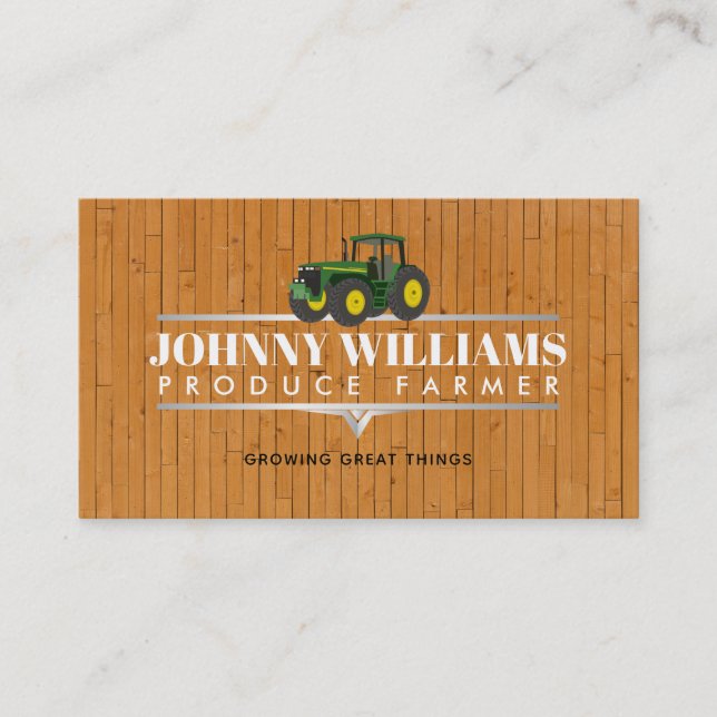 Tractor Business Cards (Front)