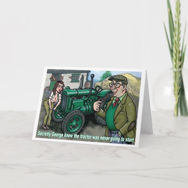 Tractor Card Uncle George 1 (Front)
