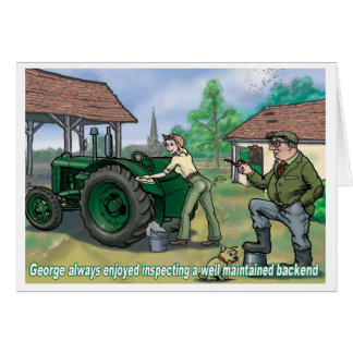 Tractor Card Uncle George 3