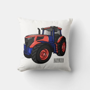 Tractor cartoon illustration cushion