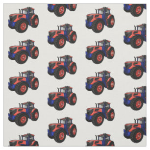 Tractor cartoon illustration fabric