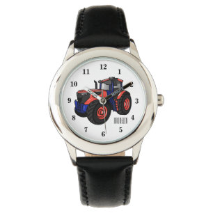Tractor cartoon illustration watch