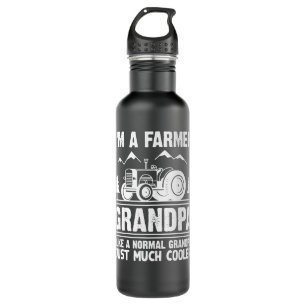 Tractor Cool Farmer Grandpa596 farmer 710 Ml Water Bottle