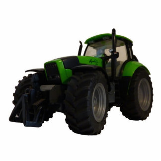 Tractor cut-out standing photo sculpture