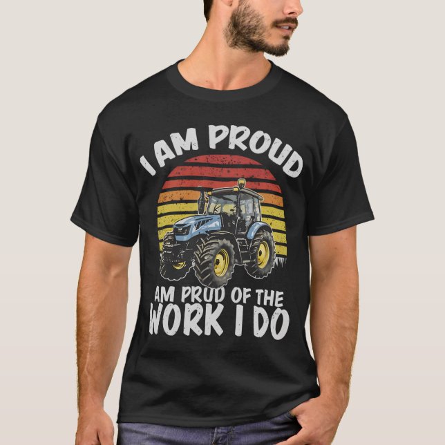 Tractor Design Product  T-Shirt (Front)