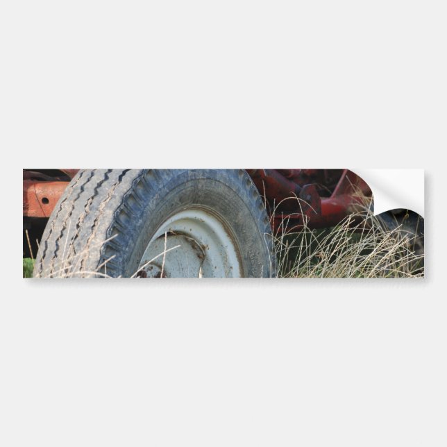 tractor details bumper sticker (Front)